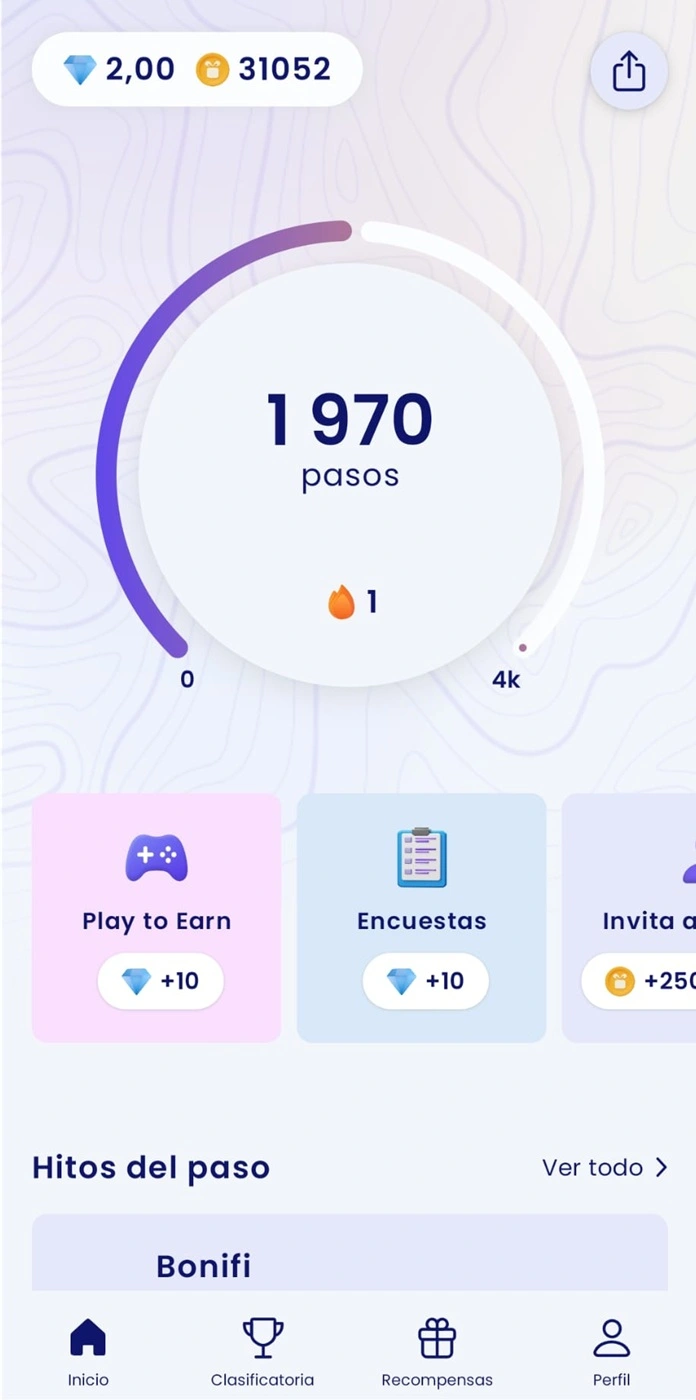 Las opiniones sobre stepler app en general son positivas porque te permite ganar dinero al caminar