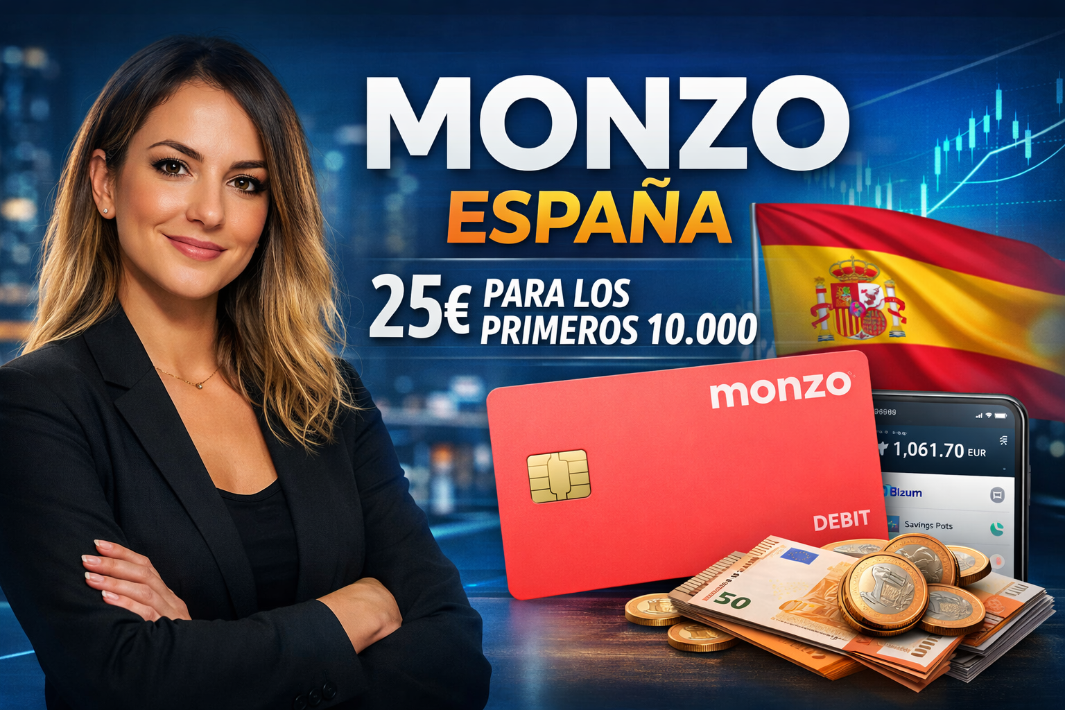 apuntate a la lista de espera de monzo para reclamar 25€