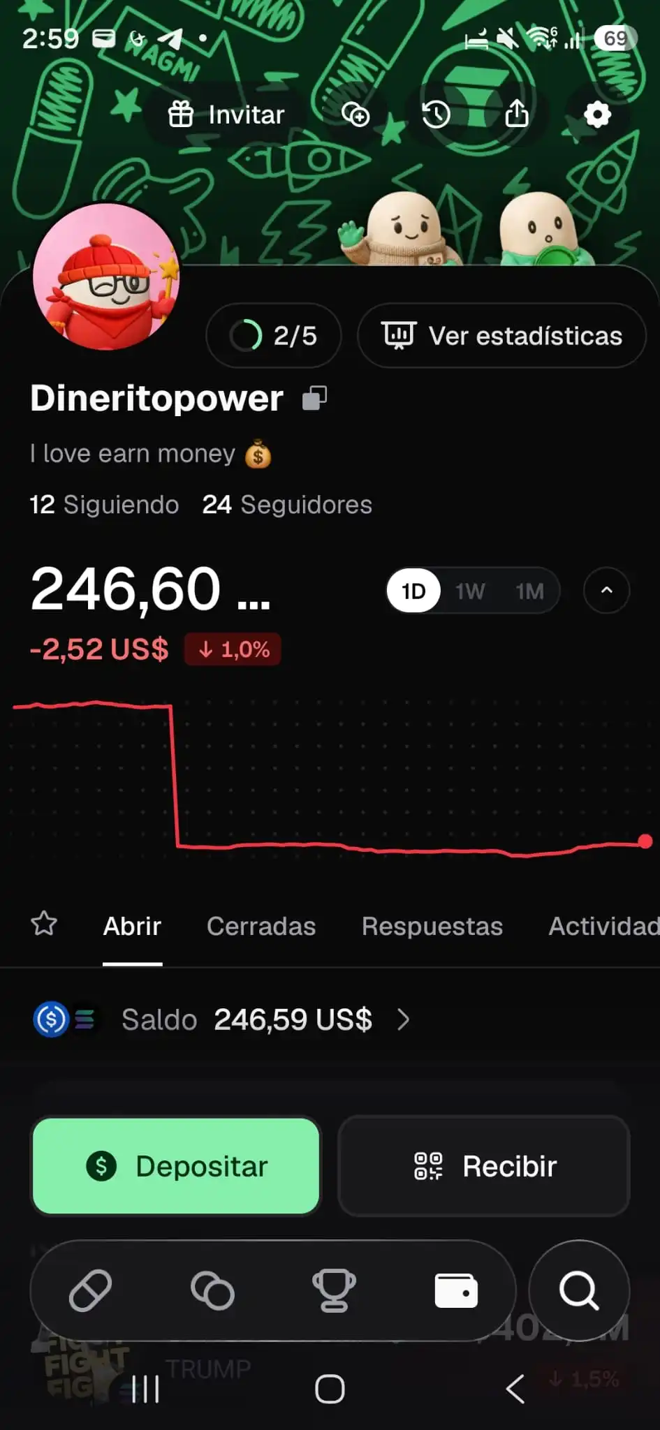 así se ven la app de pump.fun por dentro