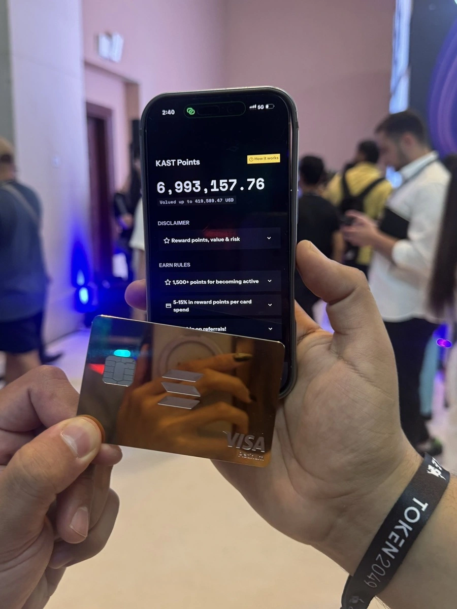 bonificaciones por pagar con la tarjeta KAST