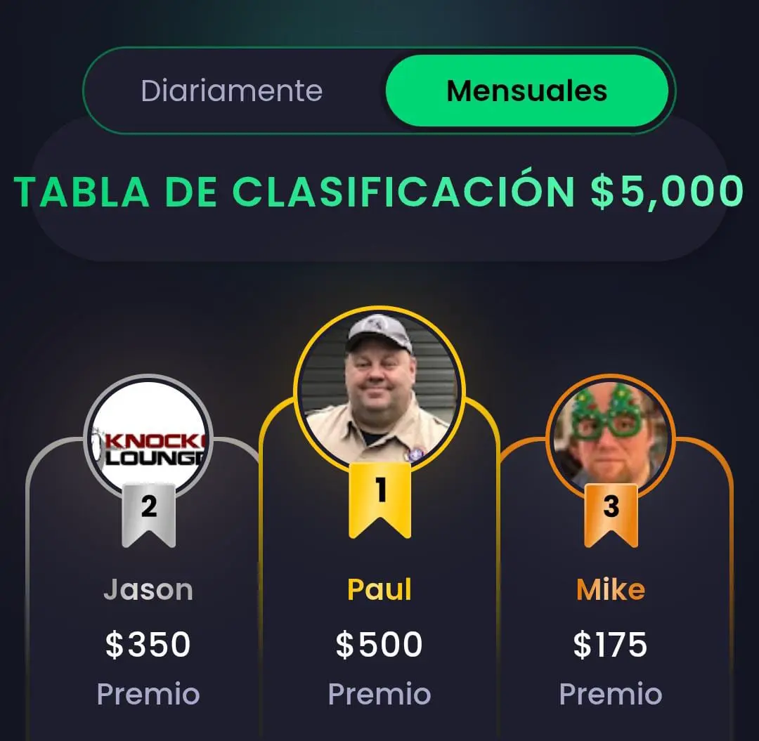 clasificación mensual para ganar 500 dolares en freecash