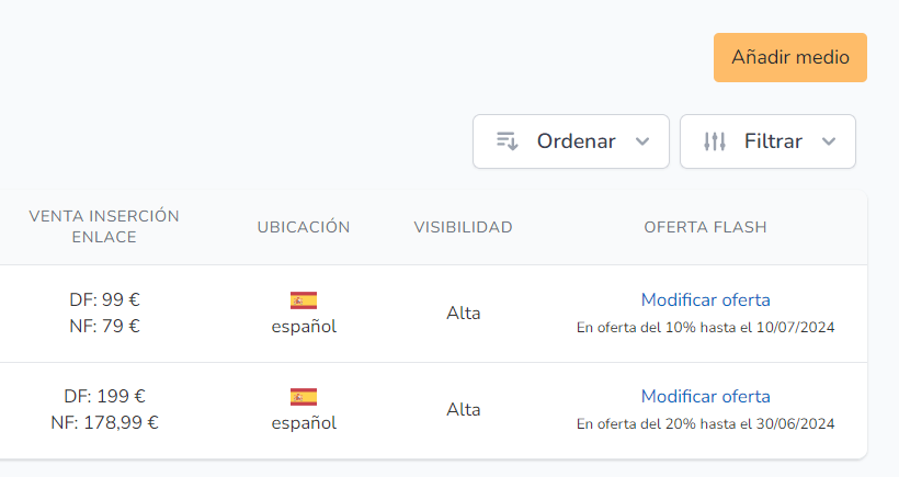 como añadir un medio en growwer