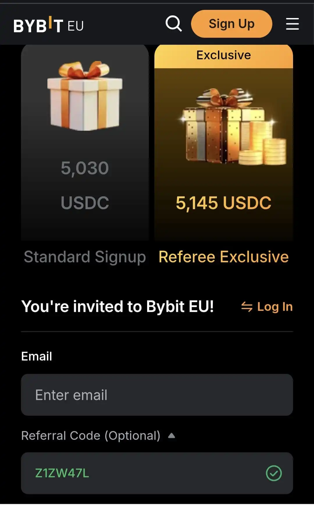 como aprovechar la promoción de bybit eu codigo para ganar 25 euros