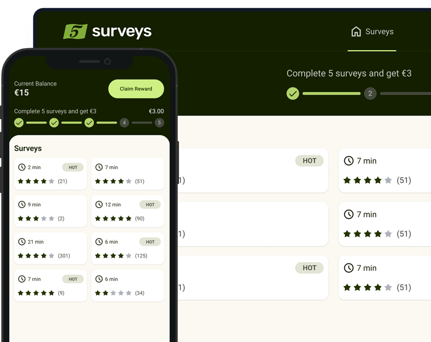 ejemplo de encuesta en fivesurveys