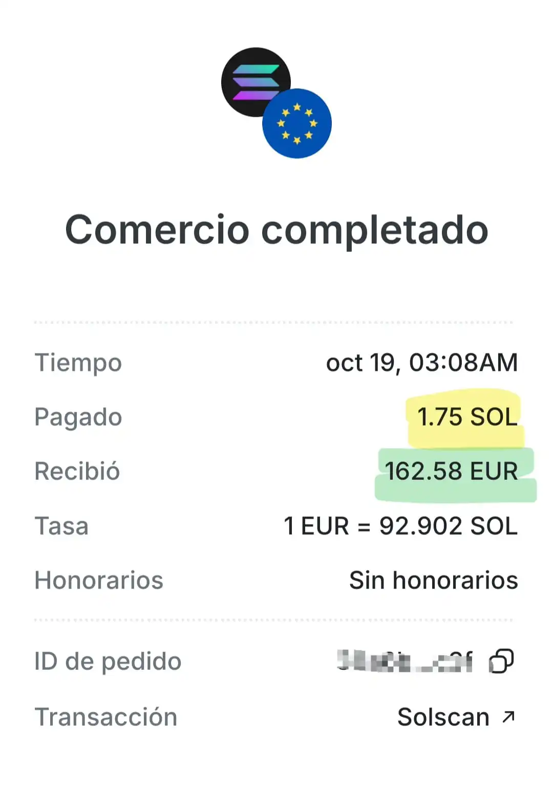 el retiro de pumpfun en SOLANA hacia una billetera externa