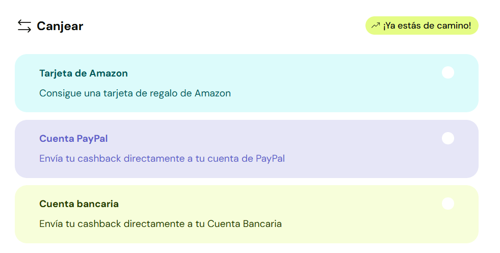 formas de retirar dinero en shoop cashback