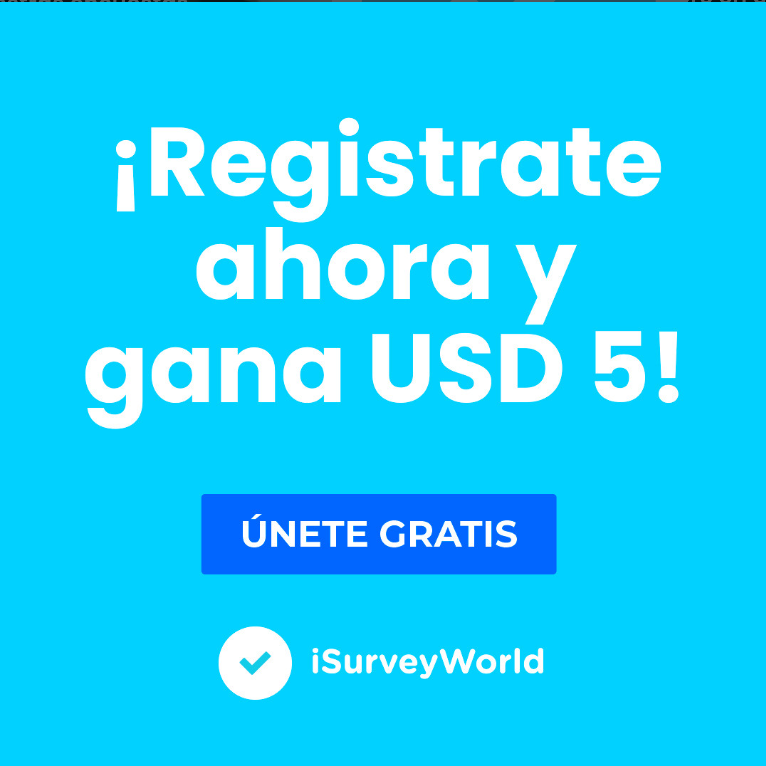 isurvey te regala $5 por registro