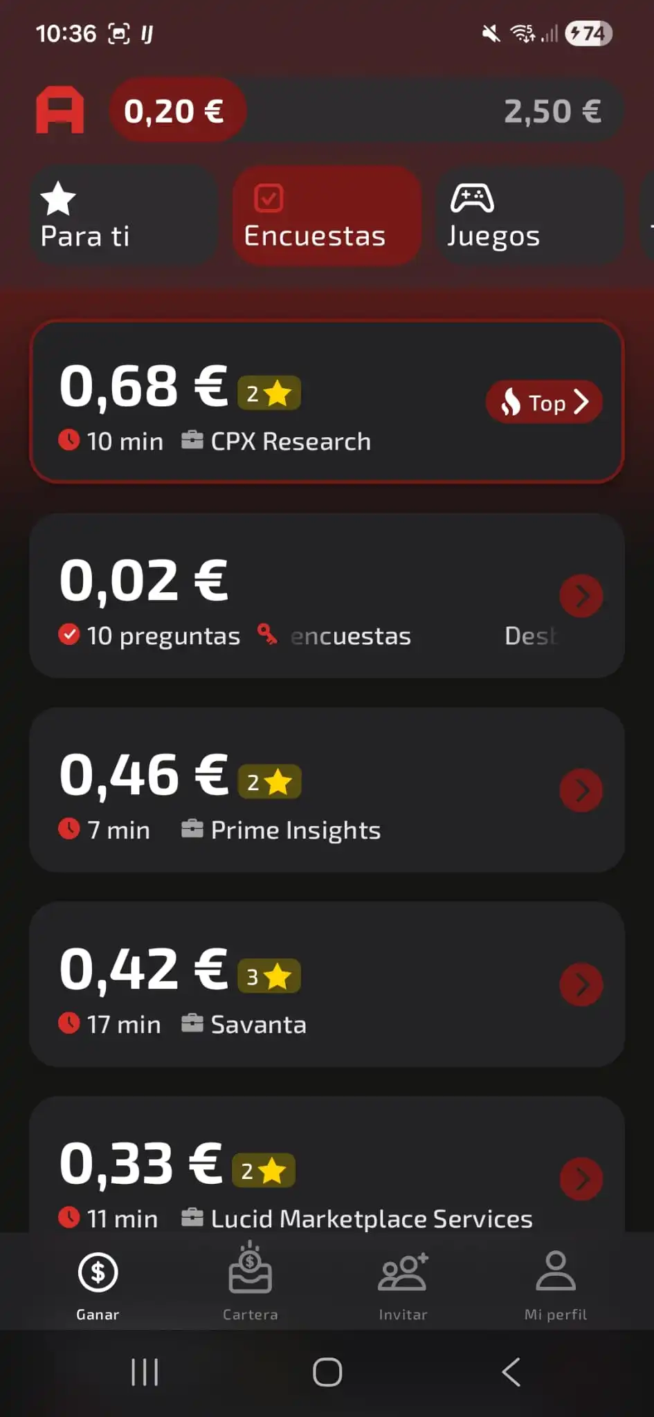 la manera principal de ganar dinero en attapoll son las encuestas pero hay mas formas