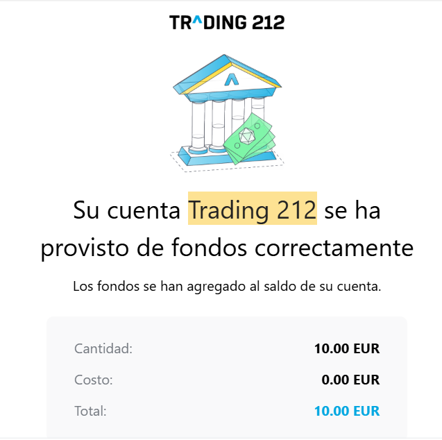 para recibir una accion gratis solo hay que depositar 10€ sin obligación a invertir en nada