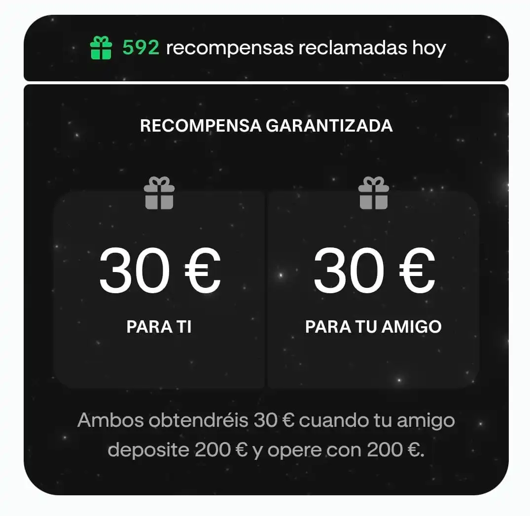 promocion kraken españa haz tu primera operación de al menos 200€, los dos ganamos 30€