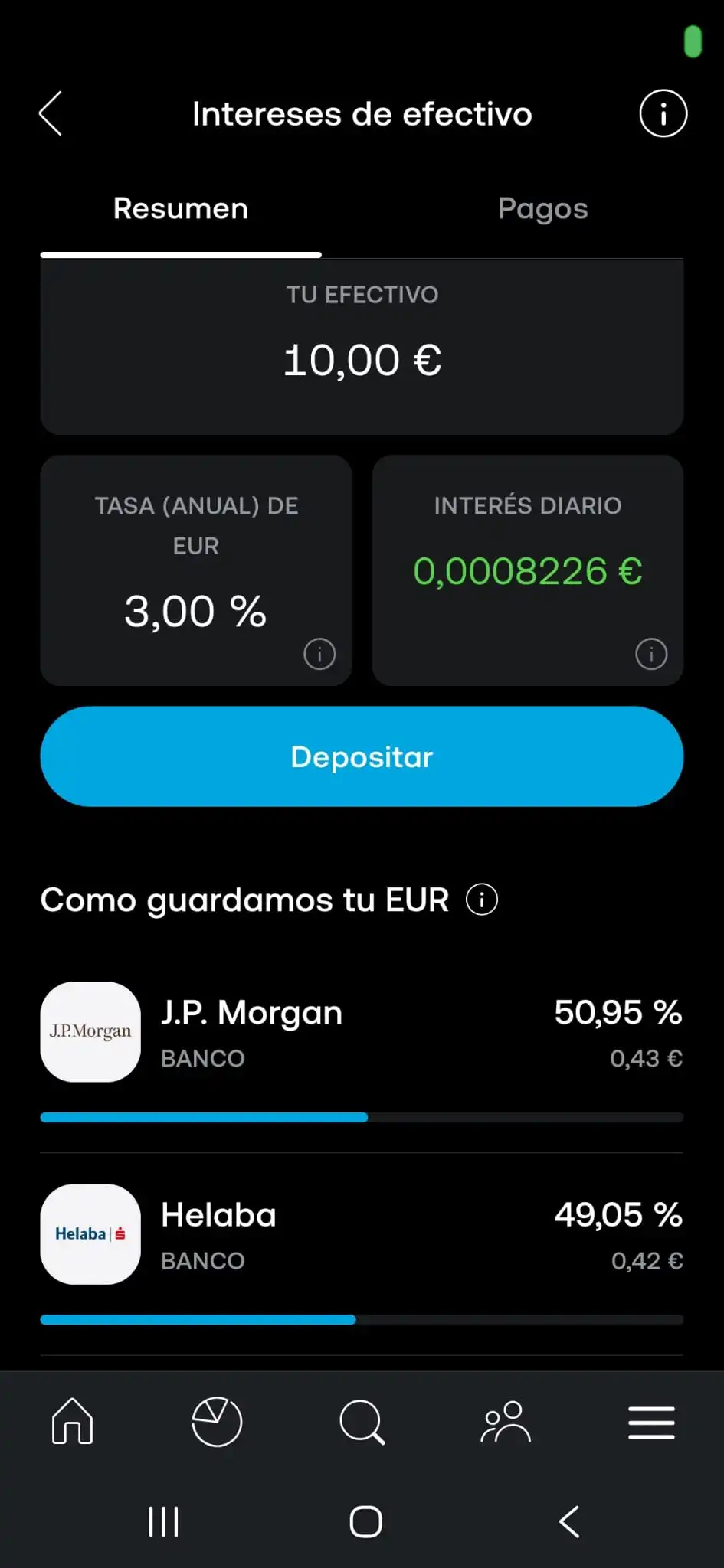 trading 212 te permite ganar intereses en efectivo diarios en su cuenta remunerada