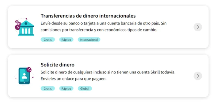 transferencia internacional gratis entre usuarios de skrill